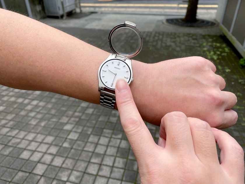 セイコー触読式腕時計メンズの画像3